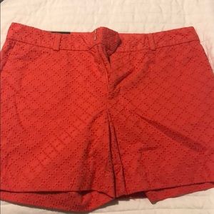 Adorable coral shorts!